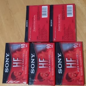 Sony 90-minute blank cassettes
